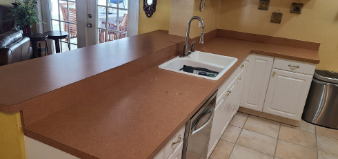 Countertop Refinishing Project 3 Before 